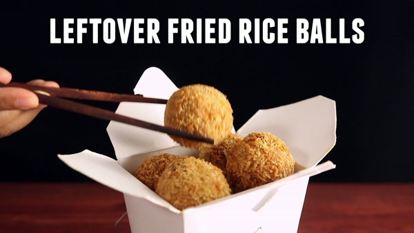 Double Fried Rice Balls